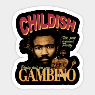 Childish Gambino Vintage Sticker